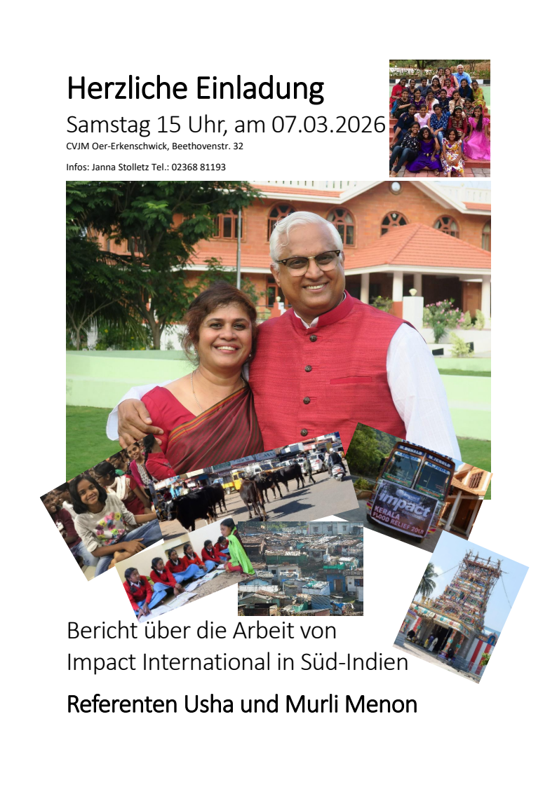 Herzliche Einladung 2026