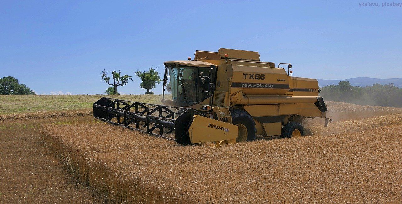 Mähdrescher Ernte 2109