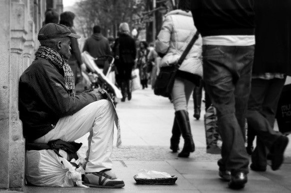 Straßenbettler 2012