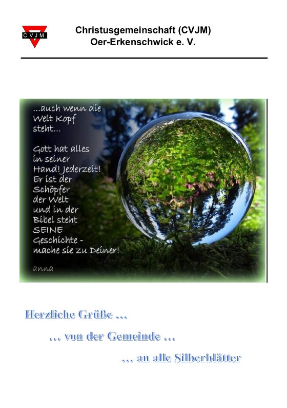 Silberblatt Brief an alle Silberblätter E20200405 02 anonym